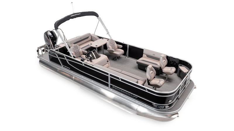 Princecraft Boats  2023 Sportfisher 23-2S-RL Sport Configuration Black Pontoon Boat Photo